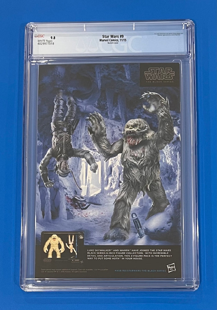 Star Wars #9 CGC 9.8 Stuart Immonen 1:100  Sketch Variant Marvel Comics 2015