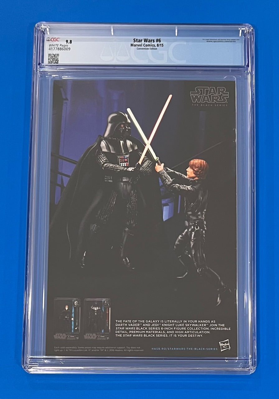 Star Wars #6 CGC 9.8 Whilce Portacio Variant Marvel Comics 2015