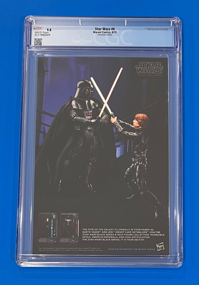 Star Wars #6 CGC 9.8 Whilce Portacio Variant Marvel Comics 2015