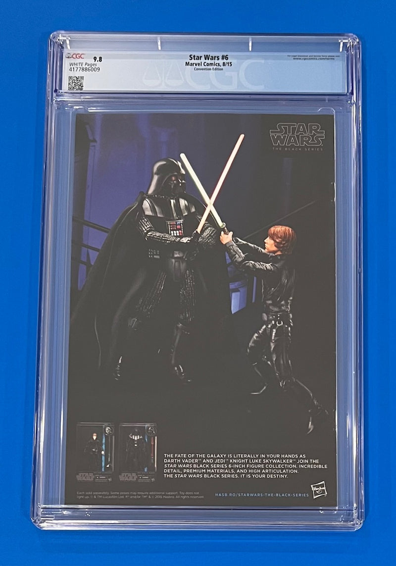Star Wars #6 CGC 9.8 Whilce Portacio Variant Marvel Comics 2015
