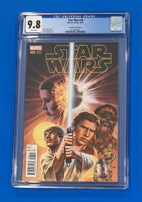 Star Wars #8 CGC 9.8 Cassaday Variant Cover Marvel Comics 2015