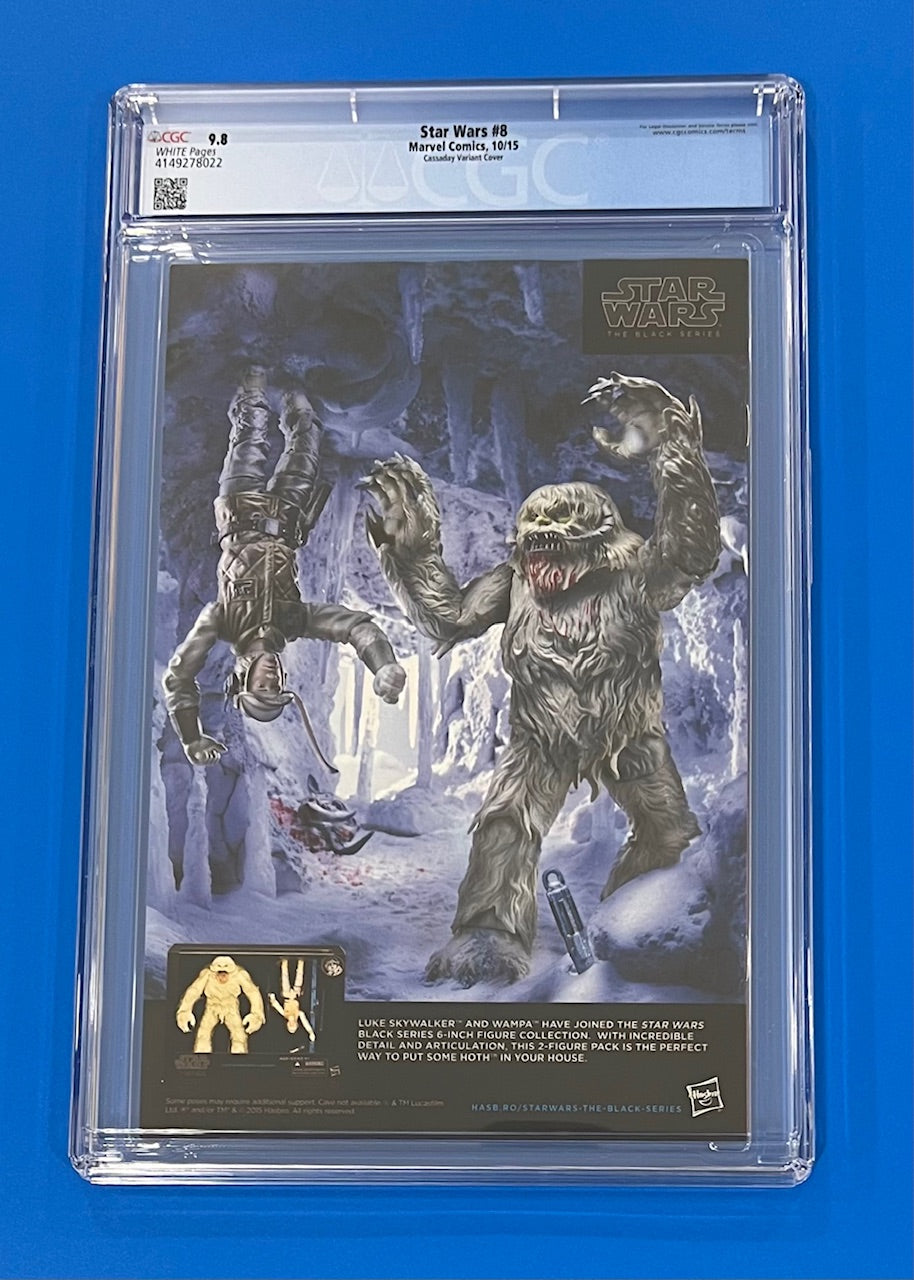 Star Wars #8 CGC 9.8 Cassaday Variant Cover Marvel Comics 2015