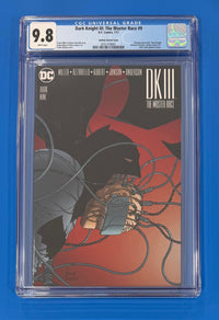 Dark Knight DK III The Master Race #9 Quitely Variant CGC 9.8 DC 1:100
