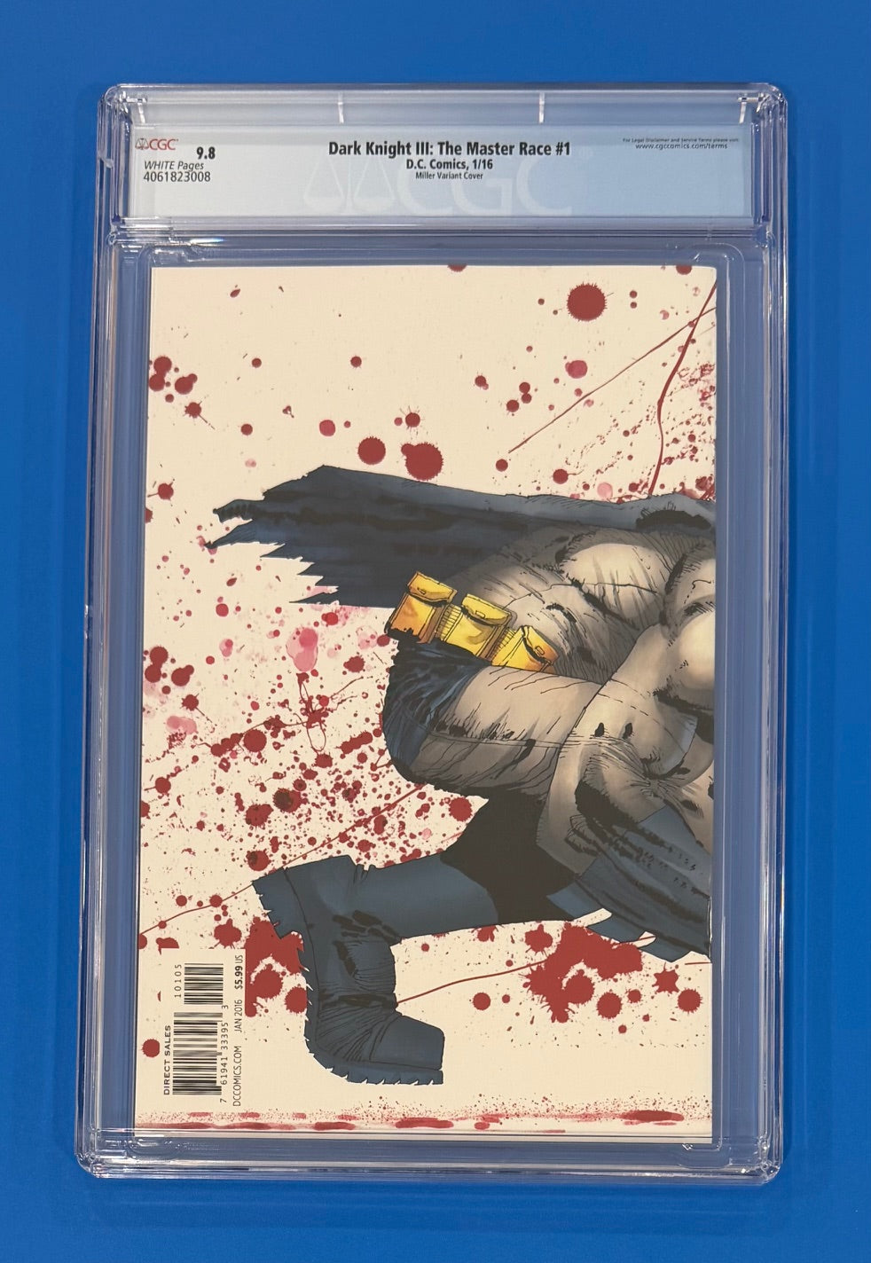 Dark Knight DK III The Master Race #1 Frank Miller Variant CGC 9.8 DC 1:100