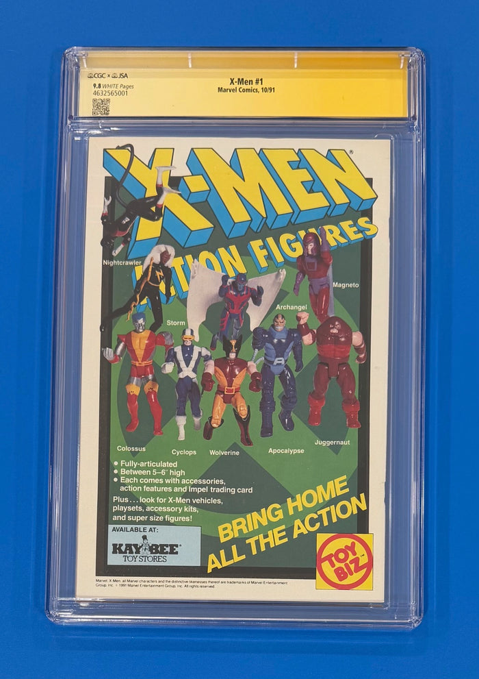 X-Men #1 CGC 9.8 Signature Series x4 Jim Lee / Claremont / Harras / Scott Williams 1991