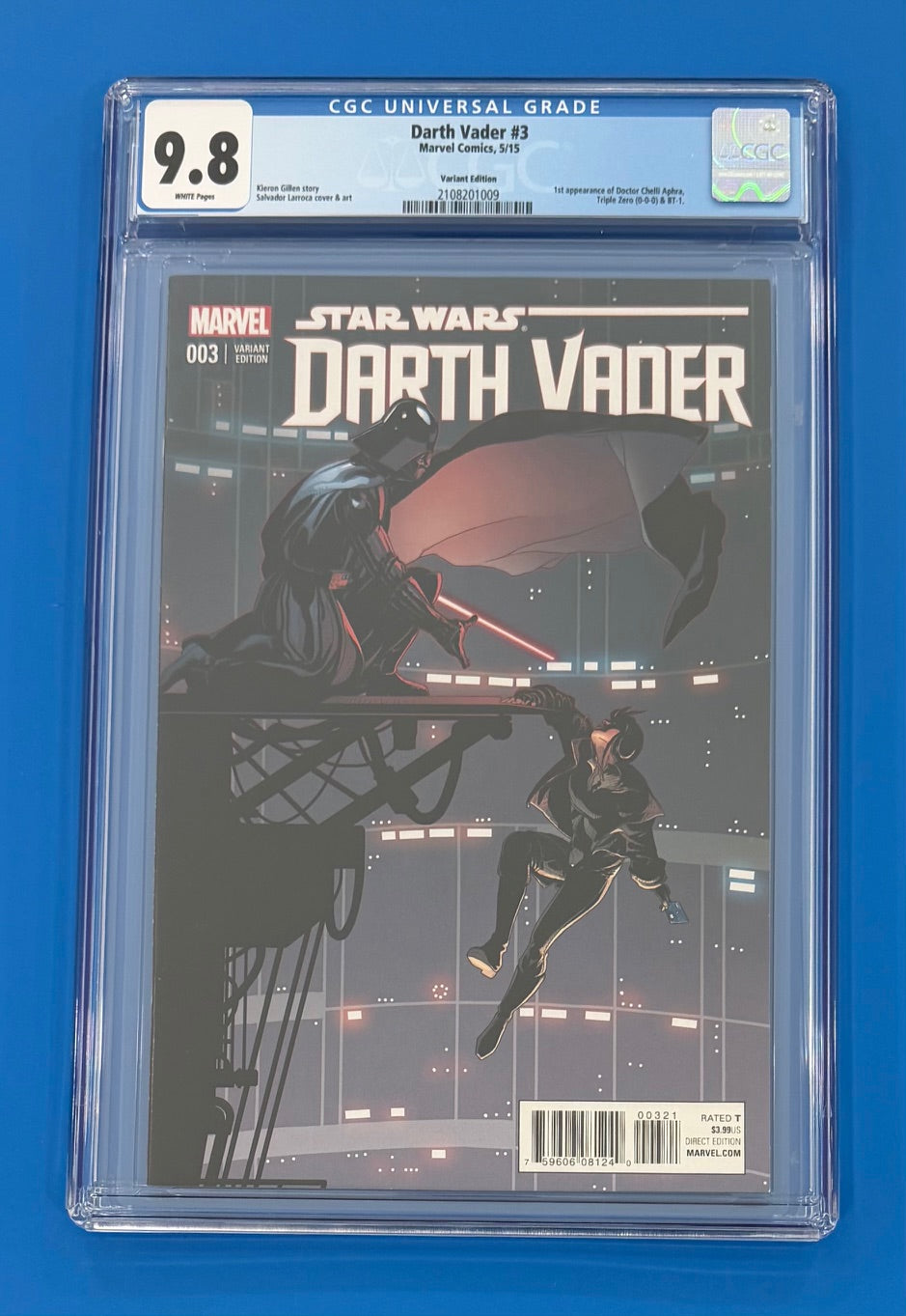 Star Wars Darth Vader #3 Salvador Larroca Variant Edition 1:25 CGC 9.8 Marvel Comics