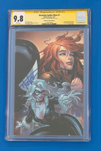 Amazing Spider-Man #1 Tyler Kirkham CGC Signed 9.8 Virgin Connecting Cover