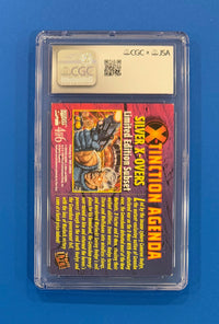1994 Fleer Ultra X-Men Silver X-Overs #4 of 6 Chase Card CGC 4.5 Signed