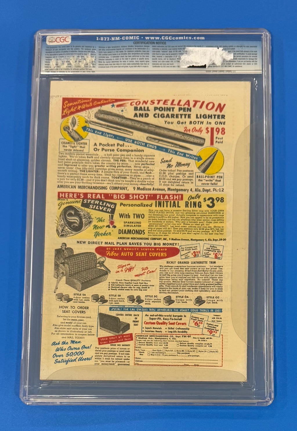 Jo-Jo Comics #17 CGC 7.0 Fox 1948 Classic Jack Kamen Bondage Cover