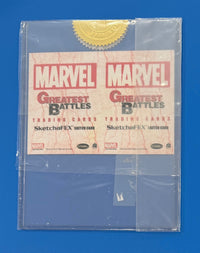2012 Marvel Greatest Battles Incentive Meghan Hetrick Puzzle Sketch Ms Marvel Vs Mystique