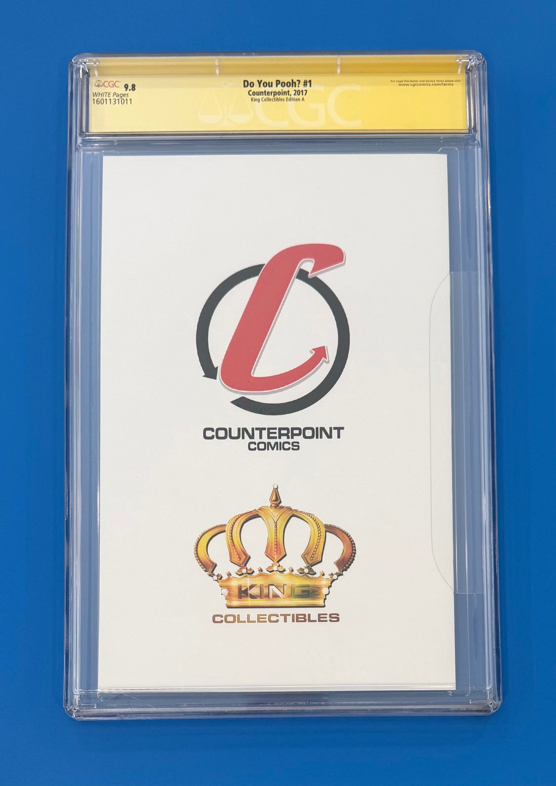 Do you Pooh? #1 CGC Signature Sketch 9.8 Scarface Poster Deadpool Homage 4/25 DYP Counterpoint