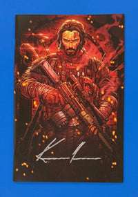 BRZRKR #1 Jonboy Meyers Virgin Variant 1:1000 Cover Signed by Keanu Reeves NM