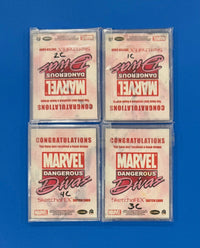 2011 Marvel Dangerous Divas Series 1 Sketch Card Puzzle x4 Cards by Lawrence Reynolds Black Widow