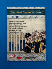 2018 Fleer Ultra Marvel X-Men Precious Metal Gems Blue PMG 13/49 Stepford Cuckoos MB40