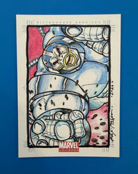 2011 Rittenhouse Marvel Universe SketchaFEX Sketch Card Apocalypse by Alex Magno