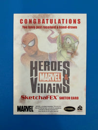 2010 Rittenhouse Marvel Heroes & Villains Artist Sketch Apocalypse Vs Archangel by Richard Cox