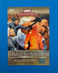 Skybox 2008 Marvel Masterpieces Artist Sketch Card Apocalypse by Adam Cline