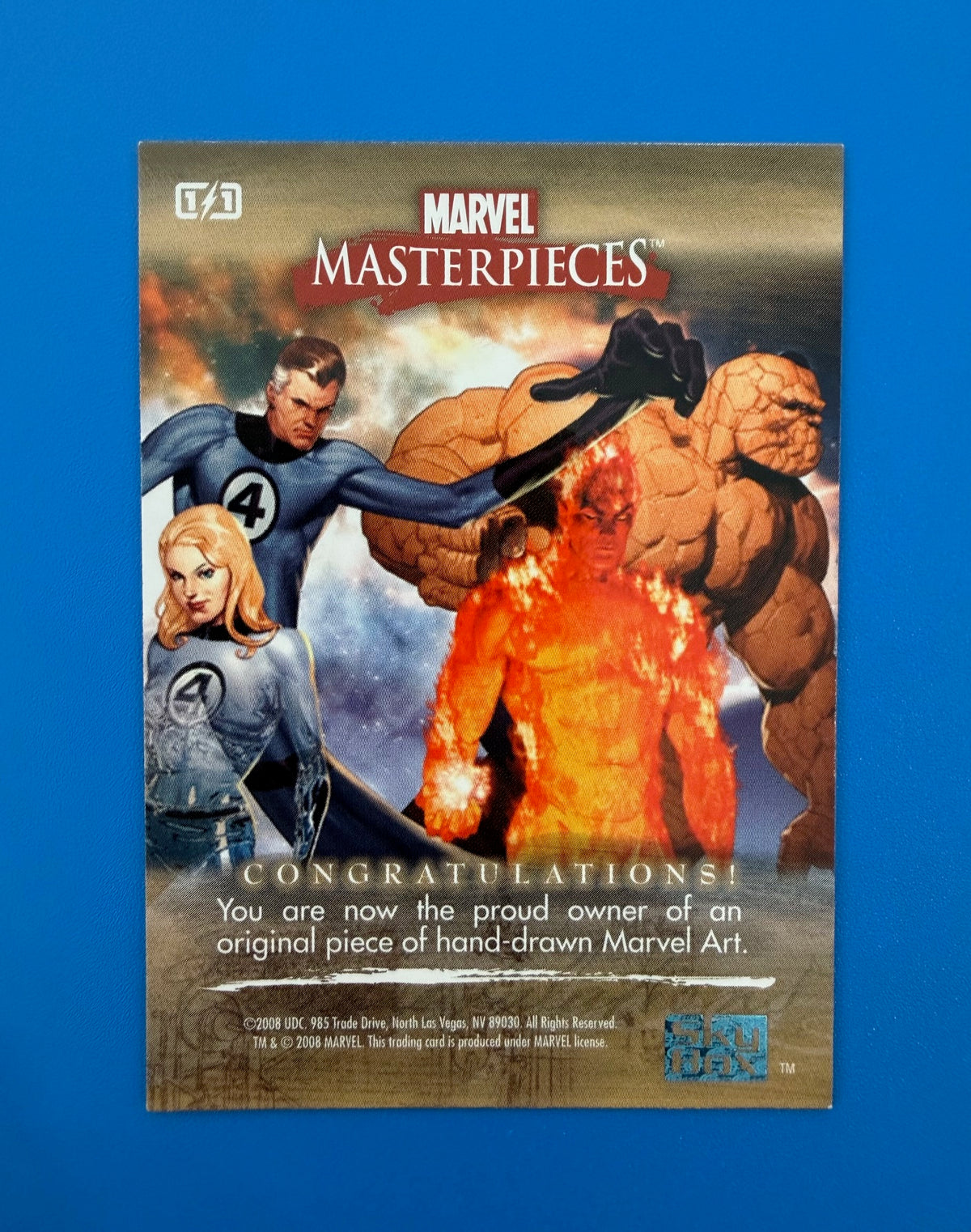 Skybox 2008 Marvel Masterpieces Artist Sketch Card Apocalypse by Tony Perna