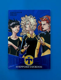 2018 Fleer Ultra Marvel X-Men Precious Metal Gems Blue PMG 13/49 Stepford Cuckoos MB40
