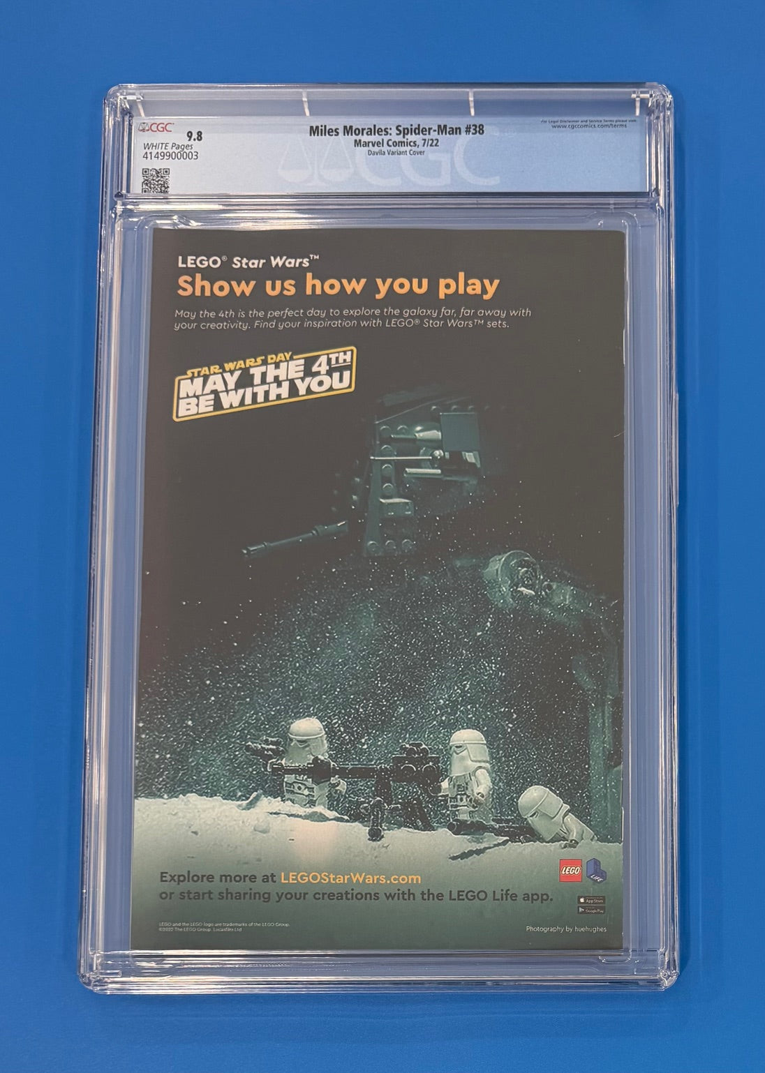 Miles Morales: Spider-Man #38 CGC 9.8 Sergio Davila 1:25 Variant Marvel Comics Spider-Smasher
