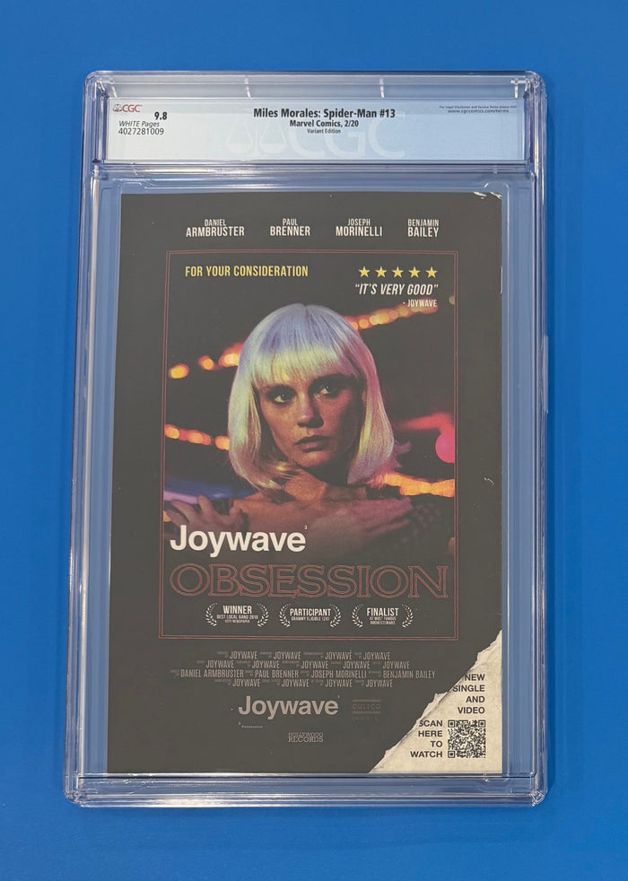 Miles Morales Spider-Man 2020 #13 CGC 9.8 1st Billie Morales Rahzzah Variant