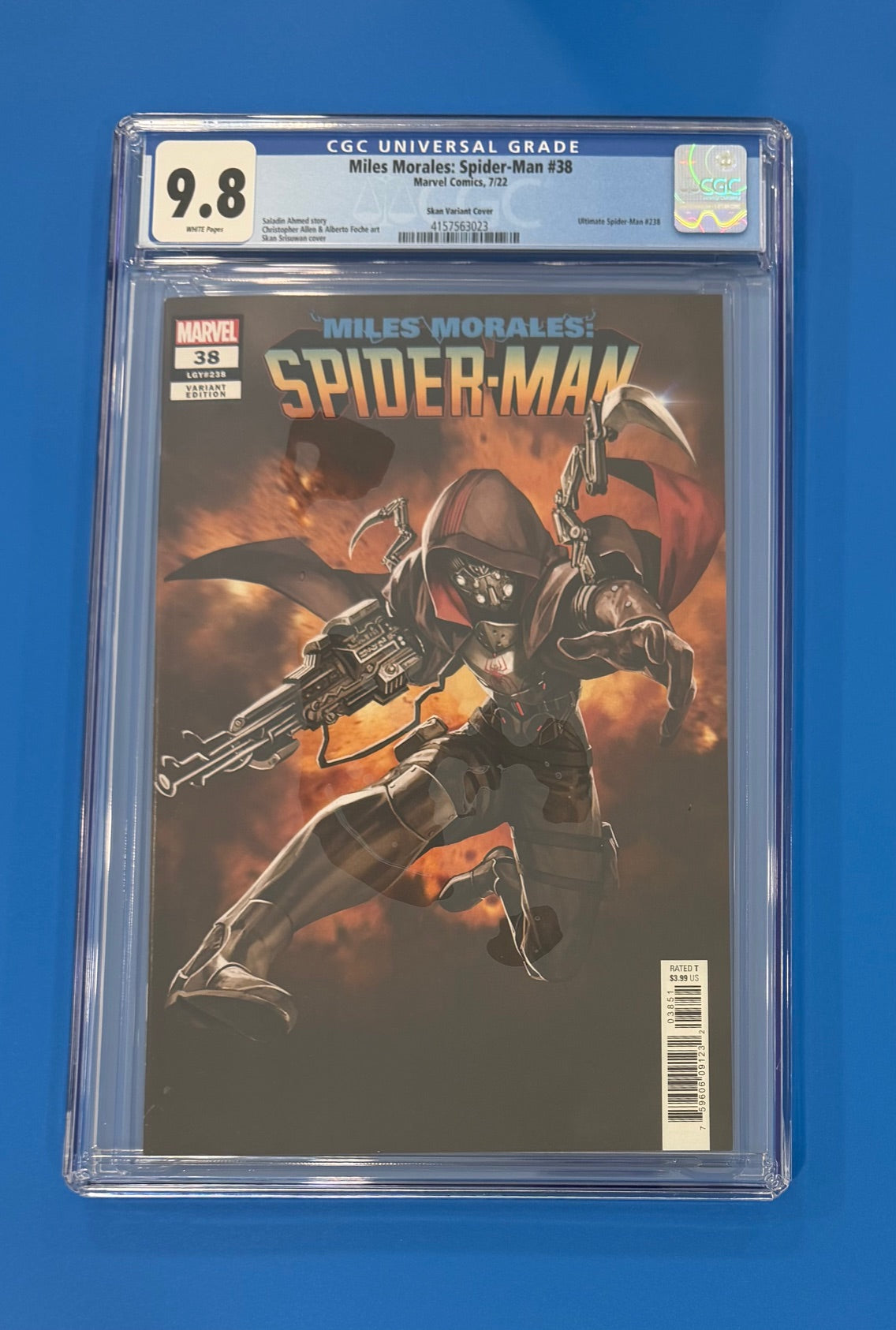 Miles Morales Spider-Man #38 CGC 9.8 Skan Variant Marvel Comics 1:50 1st Spider-Smasher