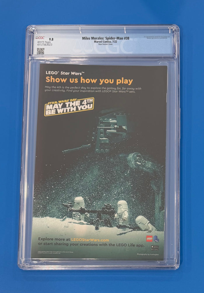 Miles Morales Spider-Man #38 CGC 9.8 Skan Variant Marvel Comics 1:50 1st Spider-Smasher