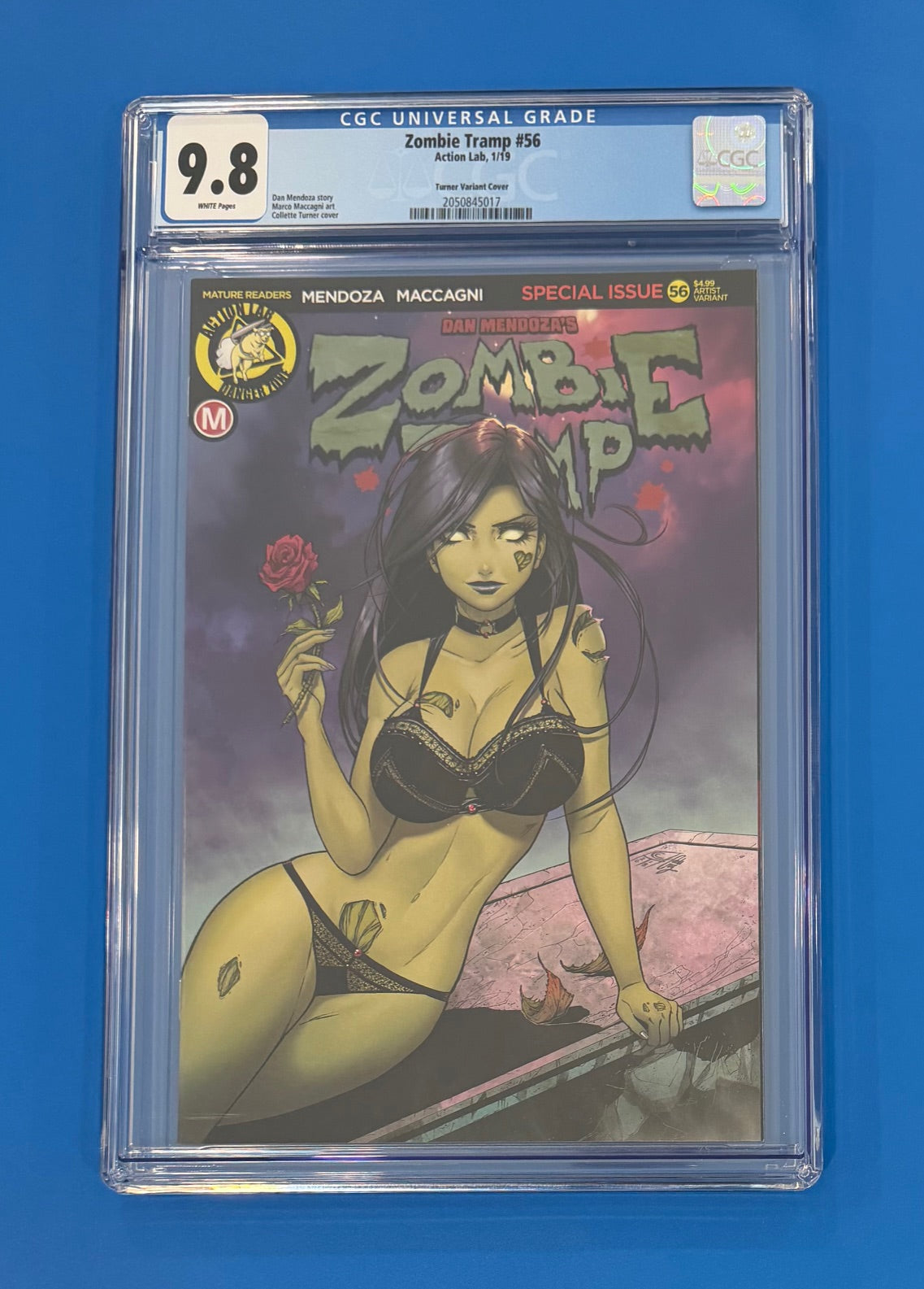 Zombie Tramp #56 CGC 9.8 Action Lab Collette Turner 2019 Variant