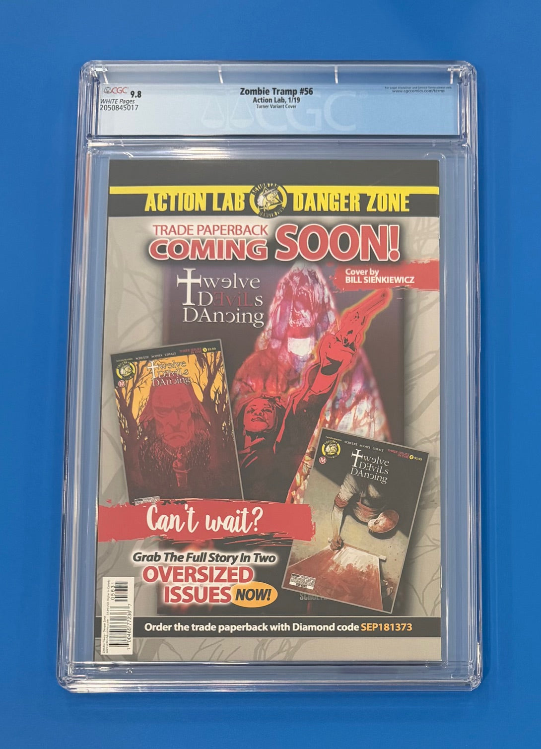 Zombie Tramp #56 CGC 9.8 Action Lab Collette Turner 2019 Variant