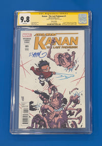 Star Wars Kanan The Last Padawan #1 CGC 9.8 Skottie Young Signed Variant Edition 2015
