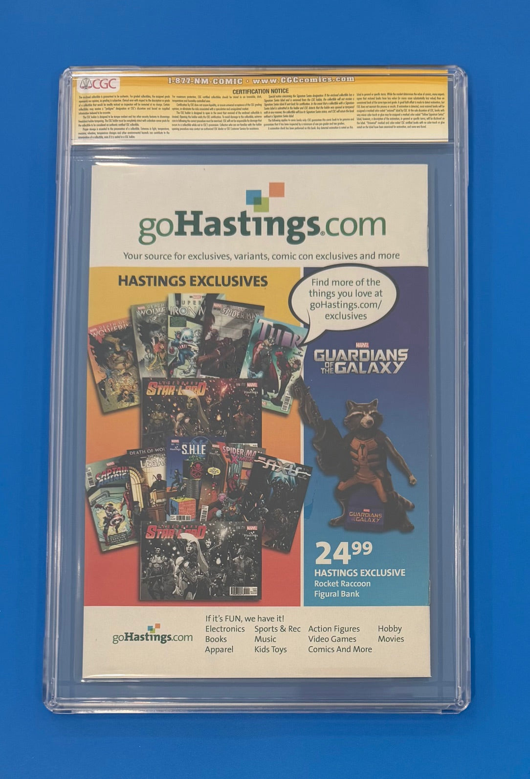 A-Force #1 CGC 9.8 Hastings Signed Variant Shane Davis 1st Singularity