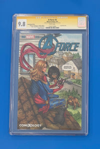 A-Force #2 CGC 9.8 Comixology Siya Oum Variant Signed by Marguerite Bennett