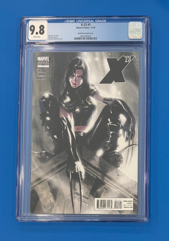 X-23 #1 CGC 9.8 Gabriele Dell'Otto 1:25 Variant 1st Print 2010 Marvel Comics