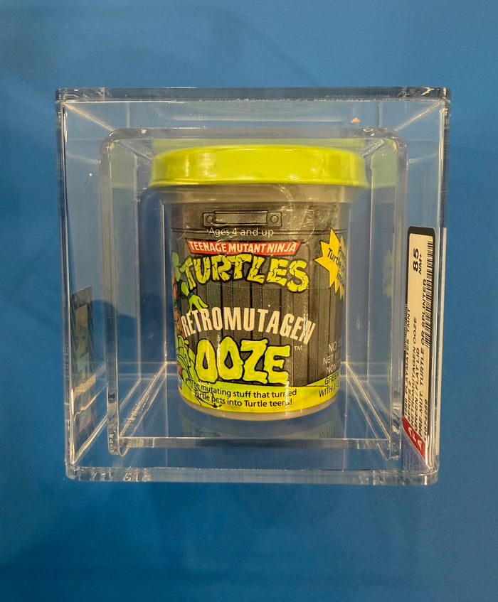 TMNT Retromutagen Ooze Pre-Mutant Turtle Green AFA Graded 85 NM+ Playmates