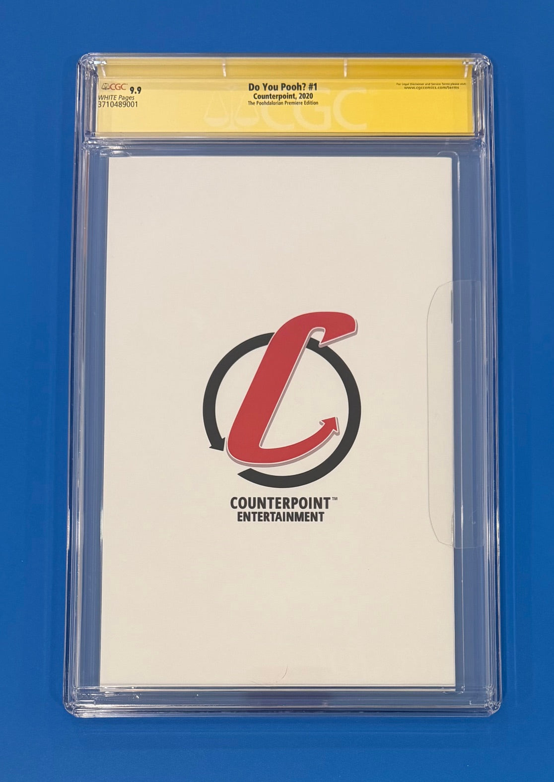 Do You Pooh? #1 Poohdalorian Premier Edition CGC 9.9 Signed & Sketch by Marat Mychaels 3/20