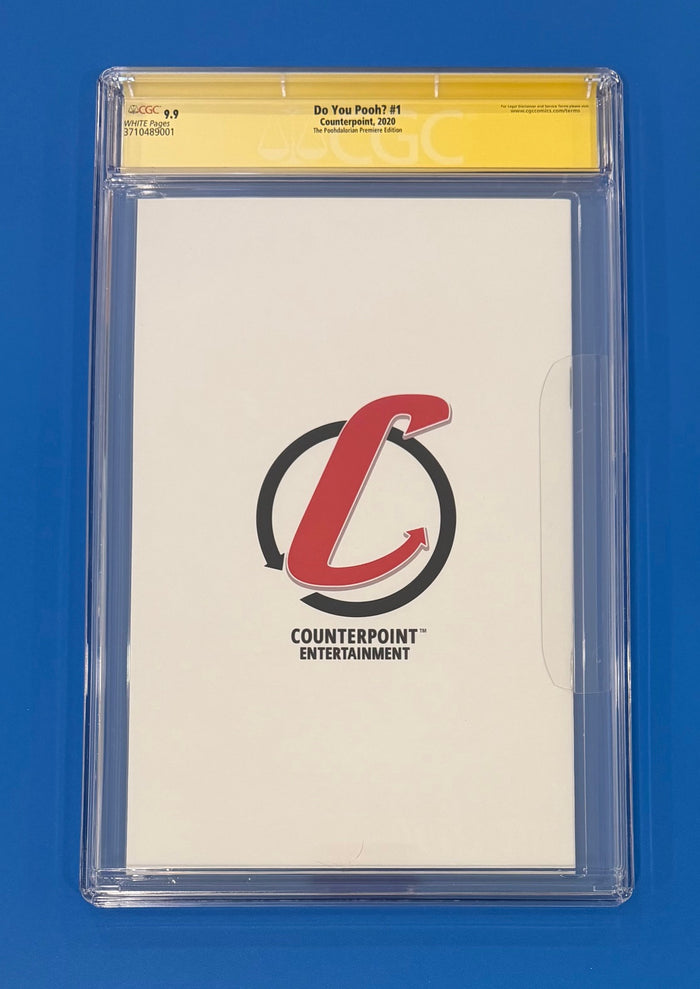 Do You Pooh? #1 Poohdalorian Premier Edition CGC 9.9 Signed & Sketch by Marat Mychaels 3/20