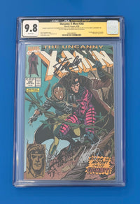 Uncanny X-Men #266 CGC 9.8 Signed 3X Stan Lee, Rubinstein & Claremont 1st Gambit Remarque
