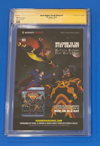 Dark Nights Death Metal #3 Lau Virgin CGC 9.8 Signed Capullo Artgerm Snyder Glapion