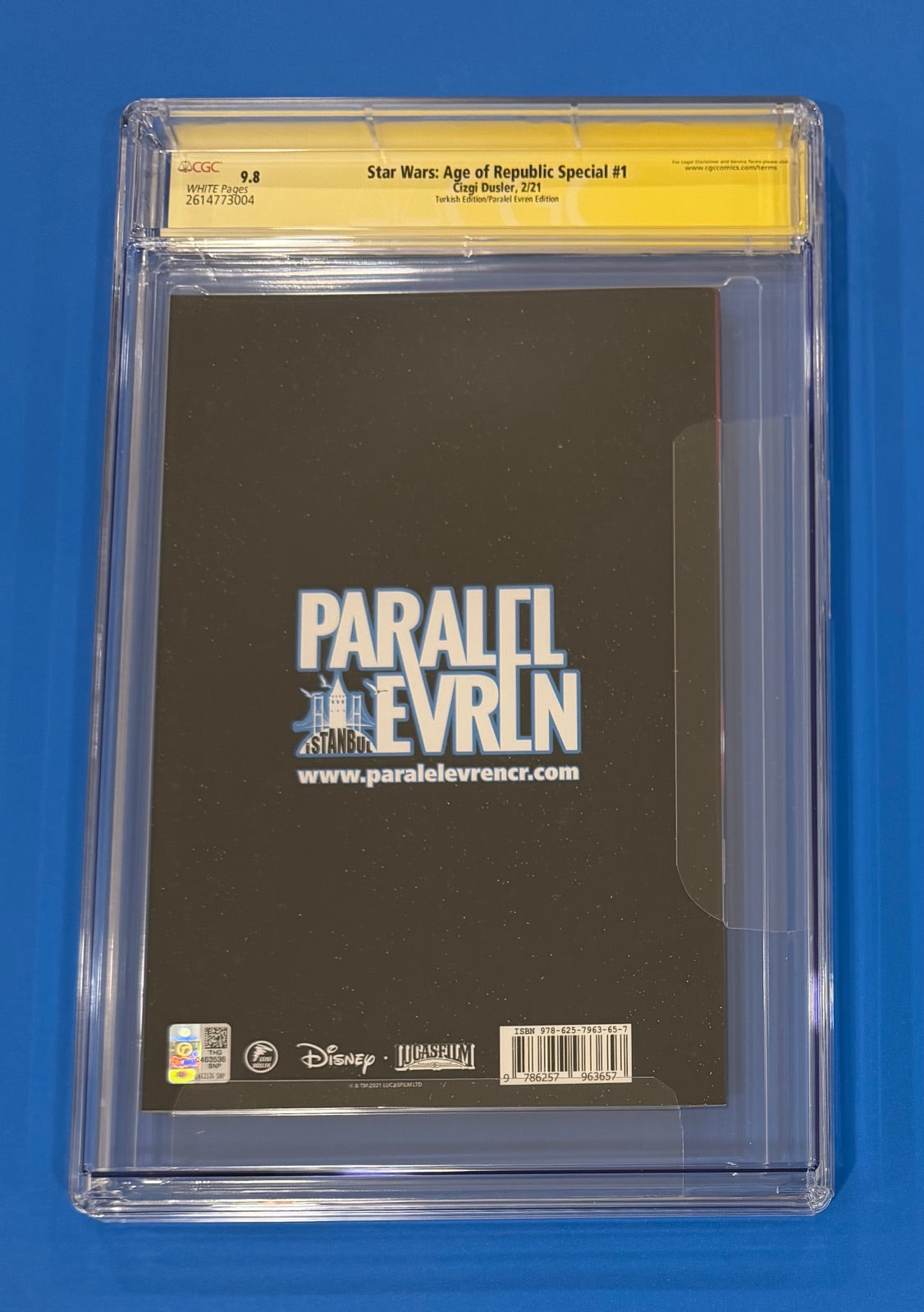 Star Wars Age Of Republic Special #1 Turkish Variant Limited 300 CGC 9.8 Signed Sketch Pham