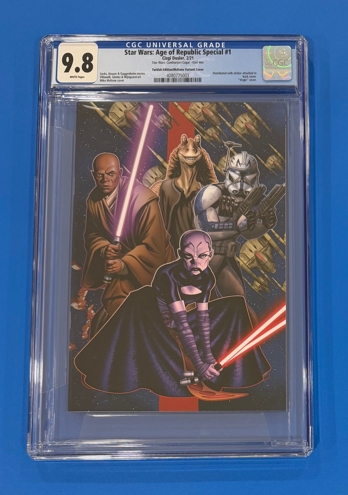 Star Wars Age Of Republic Special #1 Turkish Virgin Variant 2021 CGC 9.8