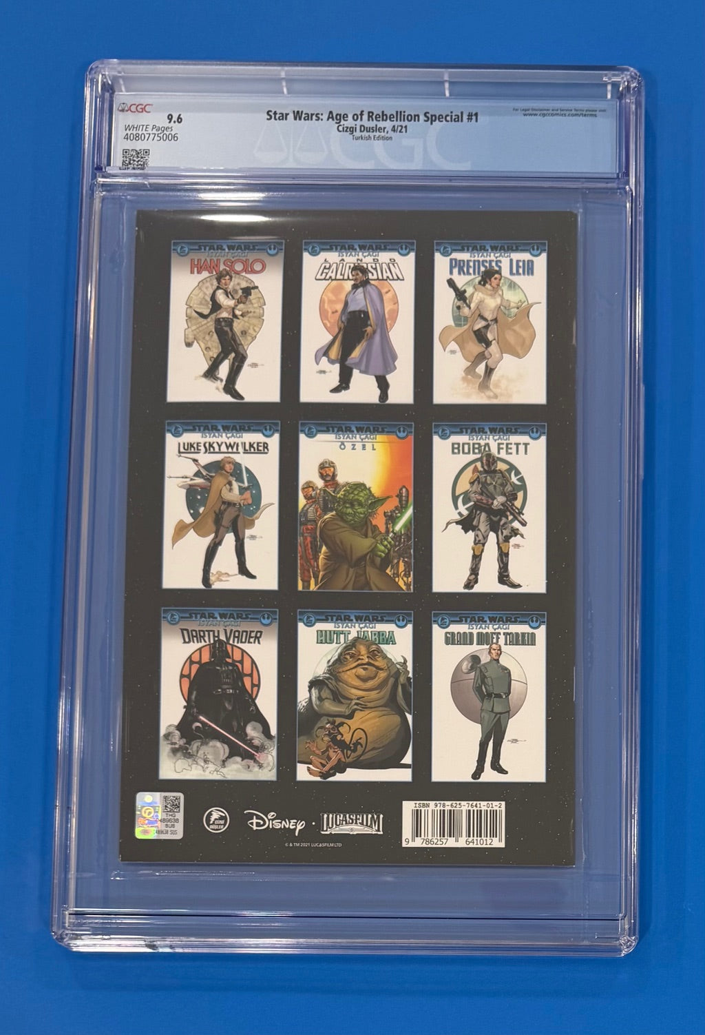 Marvel Star Wars Age of Rebellion Special #1 CGC 9.6 Turkish Camuncoli