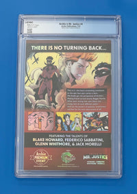 Archie is Mr Justice #4 CGC 9.8 Dan Parent Veronica Elektra Foil Variant 22/25