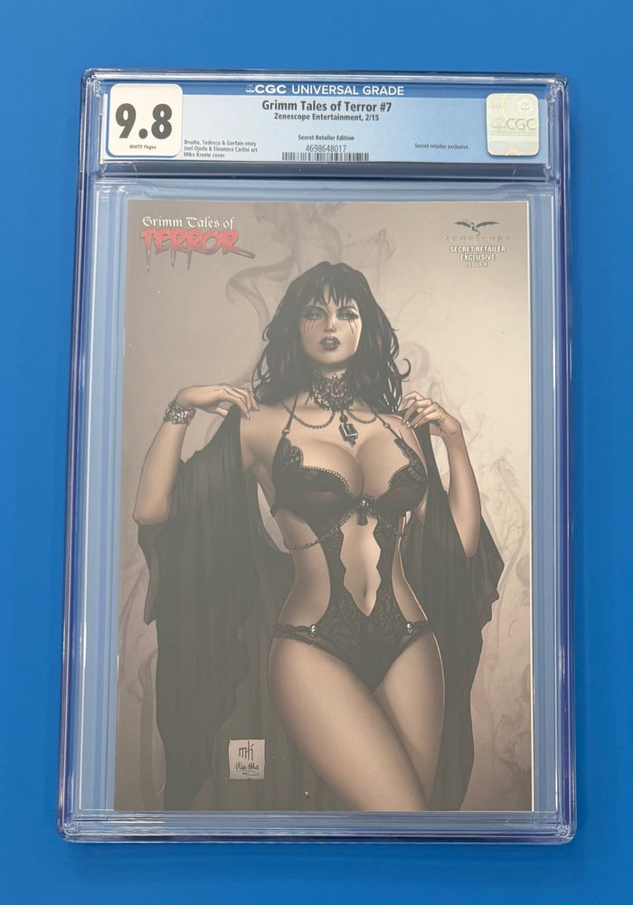 Grimm Fairy Tales of Terror #7 CGC 9.8 Secret Retailer Exclusive Mike Krome 2015