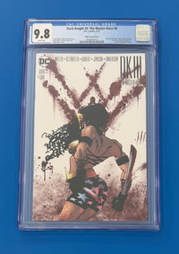 The Dark Knight III The Master Race #8 CGC 9.8 Incentive Frank Miller Variant DK3
