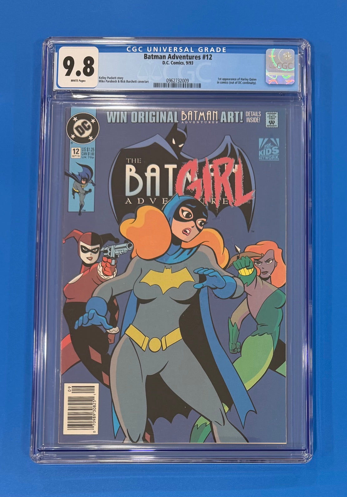 Batman Adventures #12 CGC 9.8 DC 1993 1st Harley Quinn Newsstand Edition