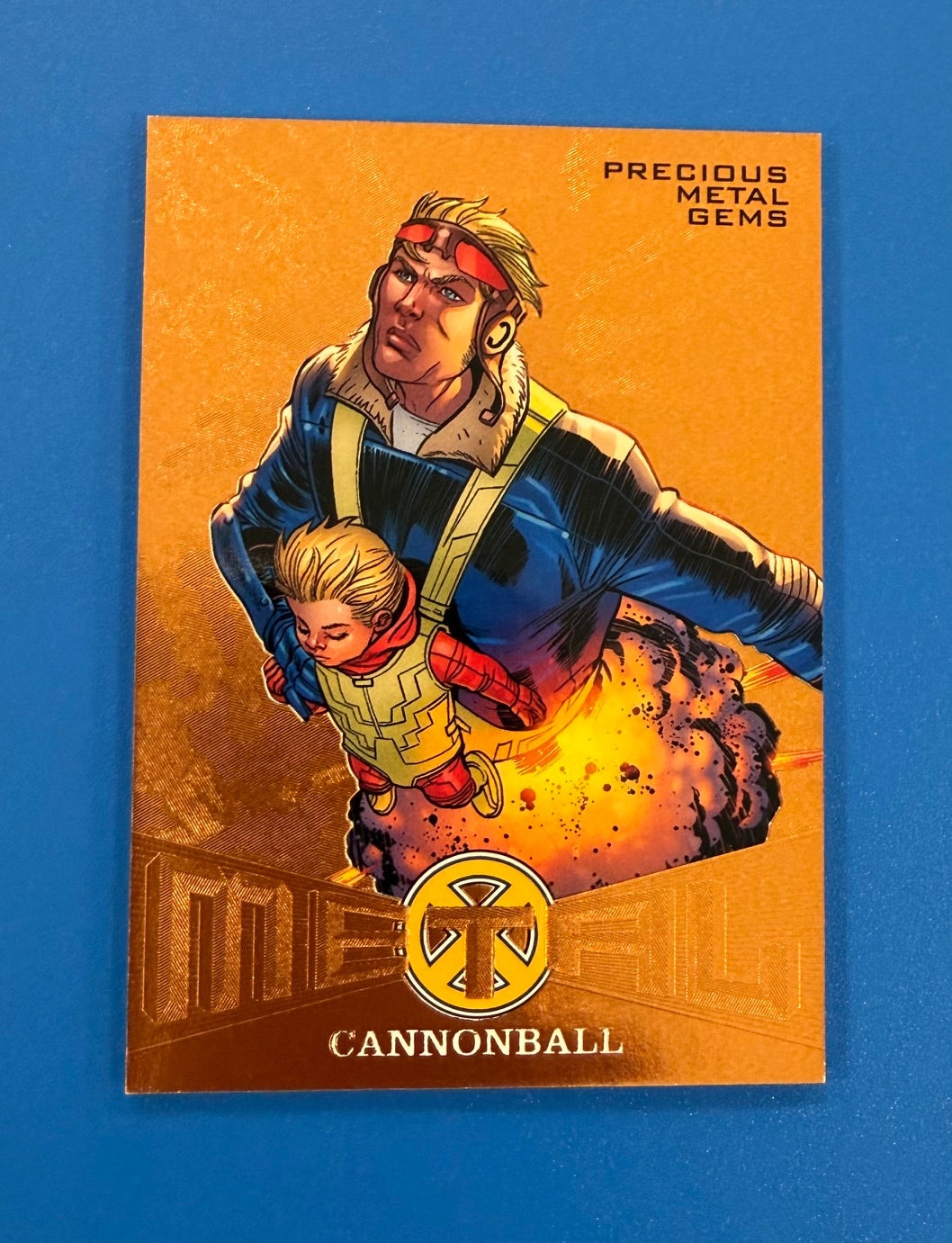 2018 Fleer Ultra X-Men Cannonball Precious Metal Gems PMG Card MB23 Bronze 142/199