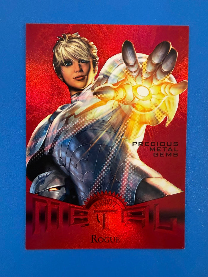 2013 Marvel Fleer Retro Rogue Red PMG Precious Metal Gems 33/100 #20