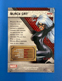 2017 Fleer Ultra Spider-Man Metal Red PMG MM6 Black Cat 45/99 Marvel