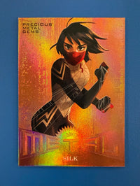 2017 Fleer Ultra Spider-Man Metal Bronze PMG MM43 Silk 031/199
