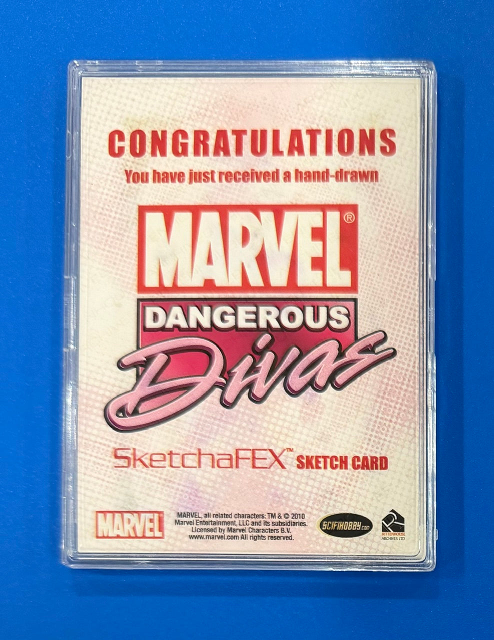 2011 Rittenhouse Marvel Dangerous Divas Medusa Yesim Asrar Sketch Card 1/1